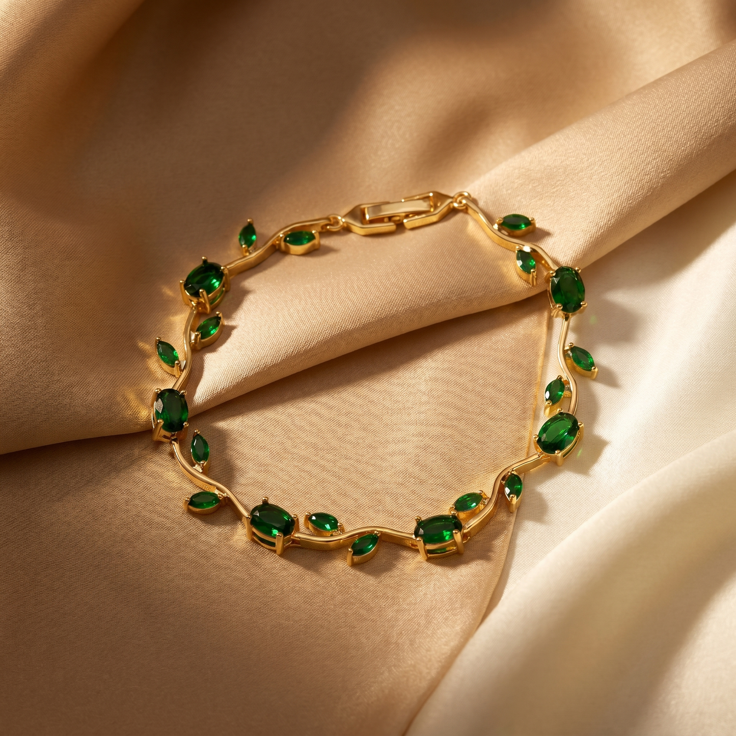 Ring Watch + Tulip Floral Bracelet Combo